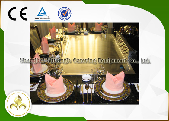 Mua Hệ thống thông gió thả trong bàn nướng Teppanyaki Hiệu suất cao Sức chứa 7 chỗ ngồi online manufacture