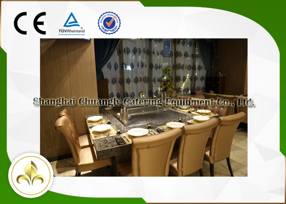 Mua Thiết bị nướng Teppanyaki Hibachi tùy chỉnh 8 chỗ ngồi được tích hợp trong máy lọc khói tĩnh điện online manufacture