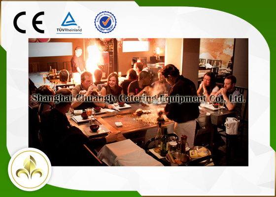 Mua Bàn bếp nướng Teppanyaki hình chữ nhật Thép không gỉ 304 & Vật liệu thép hợp kim online manufacture