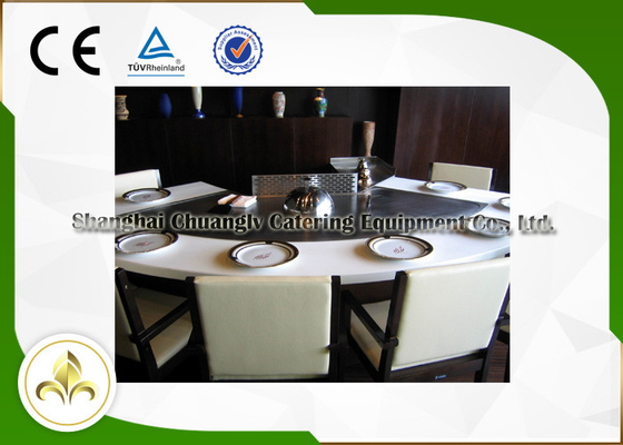 Mua Hình dạng quạt 9 chỗ ngồi Bàn nướng Teppanyaki với hệ thống xả / lọc online manufacture