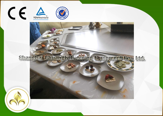Mua Hình cầu Bàn nướng Teppanyaki Nhật Bản, LPG / Đường ống Khí đốt tự nhiên Bàn nướng Hibachi online manufacture