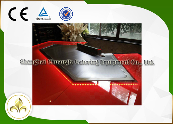 Mua Bàn nướng Teppanyaki Nhật Bản 11 chỗ ngồi, Bàn nướng nhà hàng Nhật Bản có thông gió online manufacture