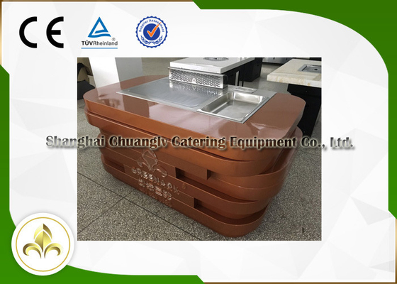 Mua Thiết bị nướng Teppanyaki điện di động 1.4m Logo acrylic điêu khắc online manufacture