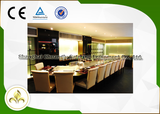 Mua Hình cầu 13 chỗ Nướng khí Hibachi ngoài trời, Bàn Teppanyaki ngoài trời online manufacture