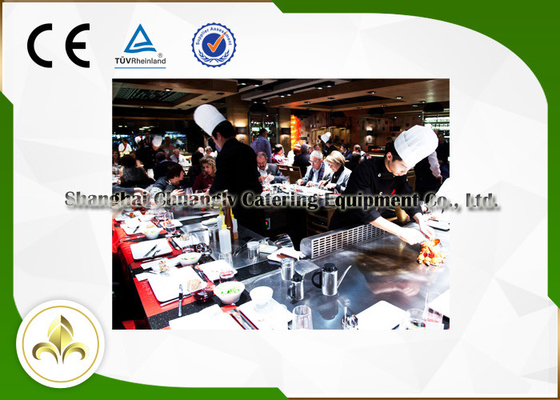 Mua Bàn nướng Hibachi ngoài trời hình chữ nhật Hơn 21 ghế Chứng nhận CE ISO9001 online manufacture