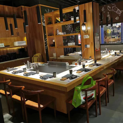 Mua Bàn nướng Teppanyaki hình chữ nhật điện từ 7 - 10 chỗ ngồi online manufacture