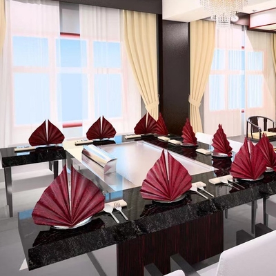 Mua Nhà hàng Khách sạn Bàn nướng Teppanyaki với Chứng nhận CE online manufacture