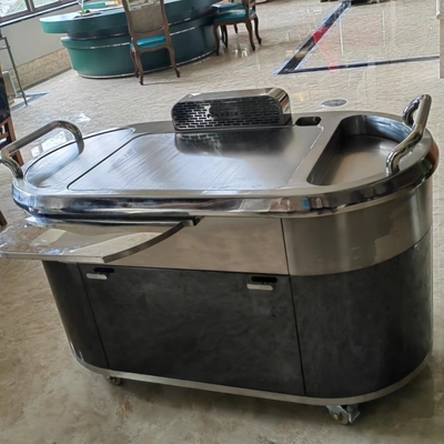 Mua Gas Mobile Bàn nướng Teppanyaki Bàn nướng Hibachi bằng thép không gỉ online manufacture
