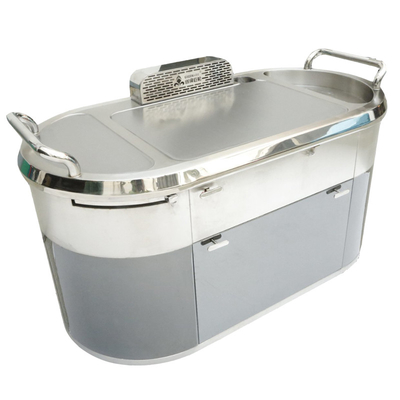 Mua GREENARK TO14 Nâng cấp bằng thép không gỉ Bàn nướng di động Teppanyaki - Điện từ sản xuất trực tuyến