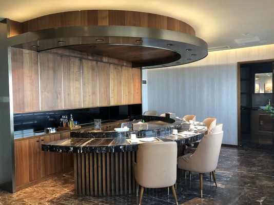 Mua Bán nguyệt 8 chỗ Thiết bị phục vụ vỉ nướng Teppanyaki cho tiệc buffet khách sạn online manufacture