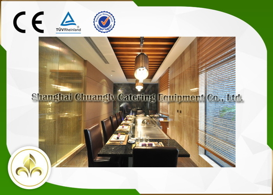 Mua LPG / Butane Hình chữ nhật Chín chỗ Bàn nướng Teppanyaki online manufacture