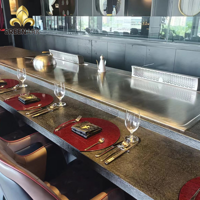 Phẩm chất  Commercial Hibachi Grill with Custom Flat Alloy Steel Surface nhà máy