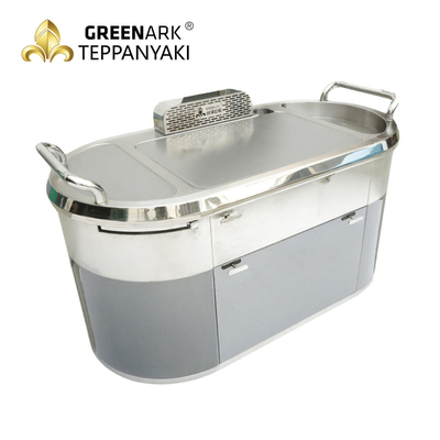 Mua Đĩa nướng BBQ hình bầu dục Teppanyaki bằng thép không gỉ không khói online manufacture