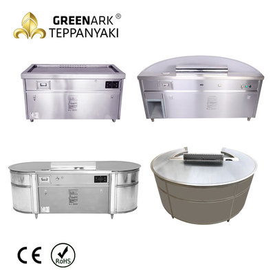 Mua Bàn nướng Teppanyaki Hibachi hình chữ nhật tùy chỉnh, vỉ nướng gas online manufacture