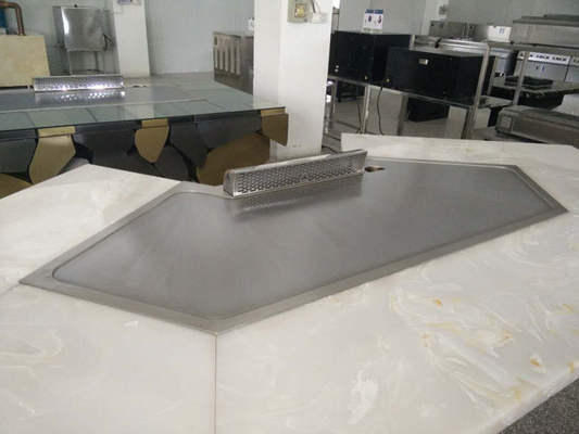 Mua 11 chỗ ngồi bằng thép không gỉ Sưởi ấm LPG Nhật Bản Nướng Teppanyaki 2300 * 960 * 800mm online manufacture