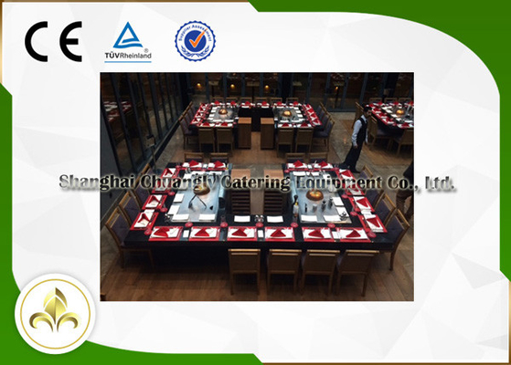 Mua Thép không gỉ Hình chữ nhật Hình chữ nhật Bàn nướng Teppnayaki Bếp đôi mặt sau online manufacture