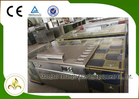 Mua 10 chỗ ngồi Hệ thống sưởi điện từ hoặc cảm ứng Bàn nướng Teppanyaki Nhật Bản Hình chữ nhật online manufacture