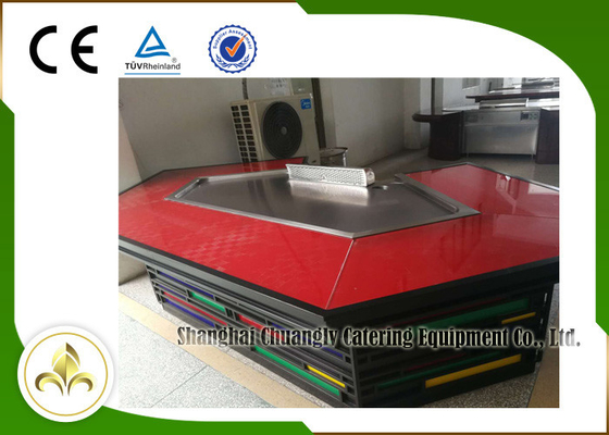 Mua 11 chỗ ngồi Ống sưởi điện Bàn nướng Teppanyaki Chất liệu thép không gỉ sản xuất trực tuyến