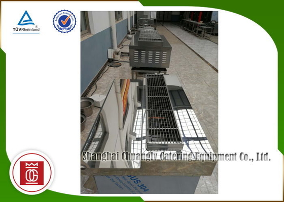 Mua Lò nướng thịt nướng thương mại đa năng Thép không gỉ điện không khói sản xuất trực tuyến