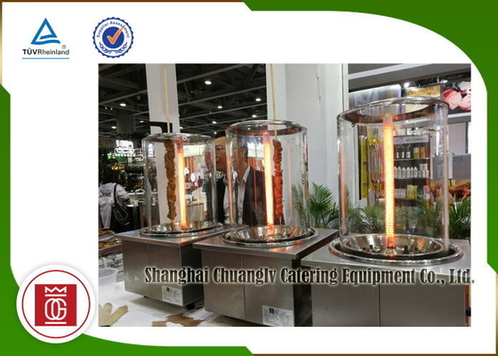 Mua Lò nướng thịt nướng thương mại điện di động Bàn nướng dọc bằng thép không gỉ online manufacture