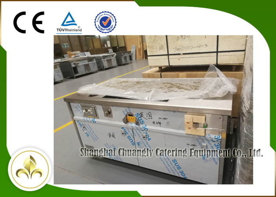 Mua Khí đốt tự nhiên Bàn nướng Teppanyaki Hình chữ nhật Hút khói bằng thép không gỉ CSA online manufacture