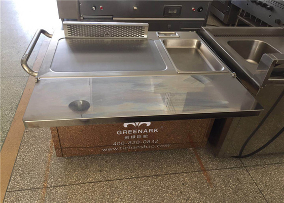 Mua Nướng Teppanyaki Nhật Bản bằng thép không gỉ hình chữ nhật với bộ điều khiển nhiệt sản xuất trực tuyến
