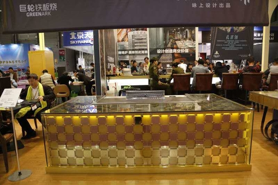 Mua Thiết bị khách sạn 2400mm Bàn nướng Teppanyaki Hình chữ nhật Phong cách Nhật Bản online manufacture