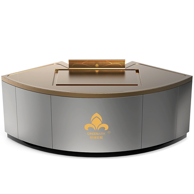 Mua Bàn Teppanyaki Đồng Hình Quạt 2300x900x800mm Đun Nóng Bằng Điện sản xuất trực tuyến