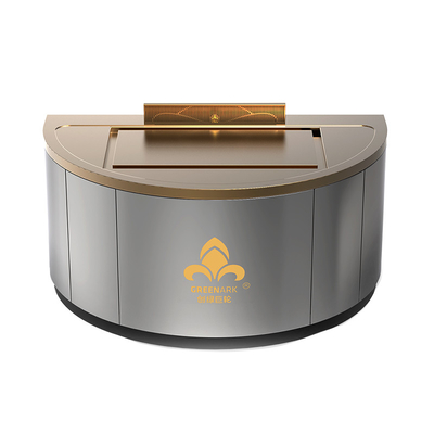 Mua Bàn băng Tepanyaki bán tròn tùy chỉnh kích thước và phương pháp xả khói Hibachi Grill online manufacture