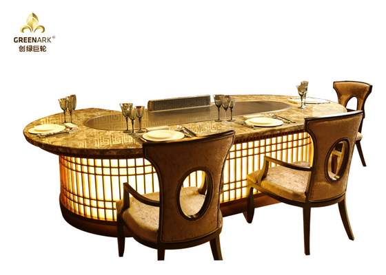 Mua Bàn nướng teppanyaki thương mại được sản xuất theo đơn đặt hàng với bộ xả Sunken online manufacture