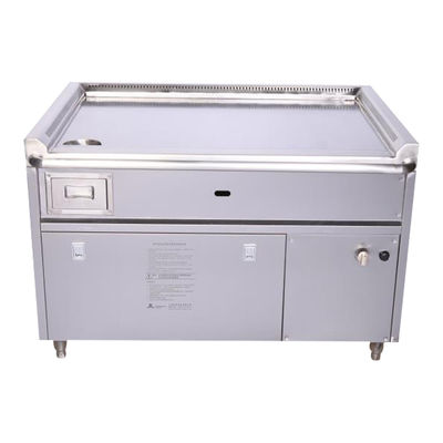Mua Commercial Stainless Steel Gas Smokeless Teppanyaki Grill Table with 8000W Power and 220-240V/380V Voltage sản xuất trực tuyến