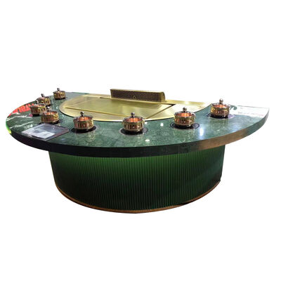 Mua Custom Multifunction 7 Seats Teppanyaki Grill Table with 16mm Thick Cold-Rolled Copper Plate sản xuất trực tuyến