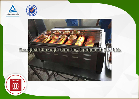 Bếp nướng lớn Bếp nướng gas thương mại, Bếp nướng gas tự nhiên Bbq với 6 đầu đốt
