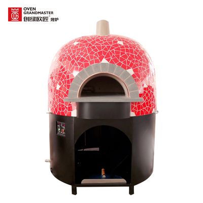 Lava Rock Ý Lò nướng Pizza Lò sưởi bằng gas Hình tròn hoặc Đầu vuông Sử dụng ngoài trời