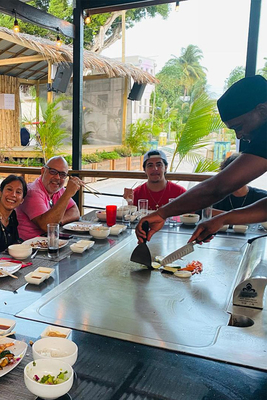 Bàn nướng Teppanyaki ngoài trời Bàn nướng Hibachi