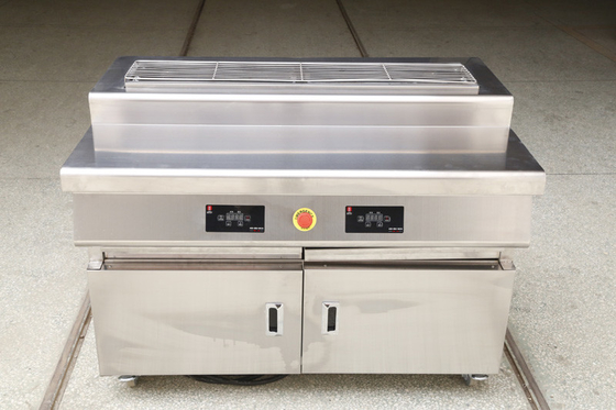 Sưởi ấm ống điện dài 1,2m Nướng Bbq thương mại Kebab Steak Động vật có vỏ Nướng không khói