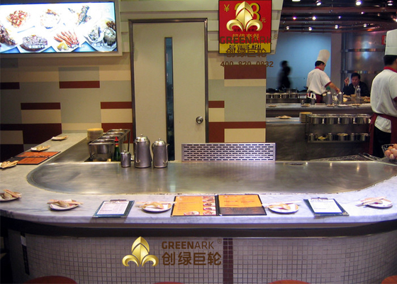 Máy lọc khói tĩnh điện 10 chỗ Máy sưởi điện từ Bàn Teppanyaki