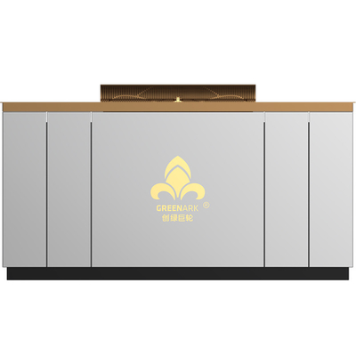 hình chữ nhật Copper Teppanyaki Grill Table có thể được tùy chỉnh kích thước và phương pháp xả khói (theo nhu cầu)hibachi grill