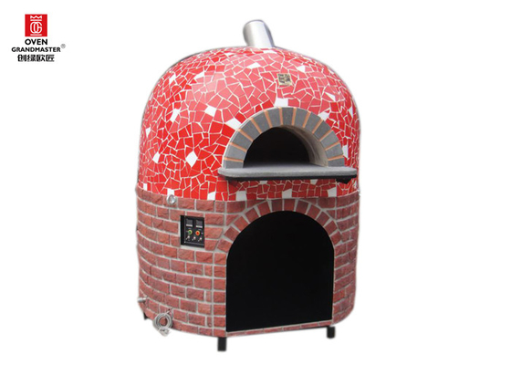 Mở Bếp Nhỏ Ý Thiết bị Lò nướng Pizza 0 ℃ - 500 ℃ Nhiệt độ Rage