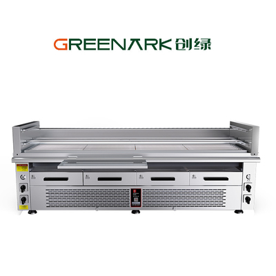 4 khu vực thương mại Electric Grill - độc lập 800 ° C kiểm soát