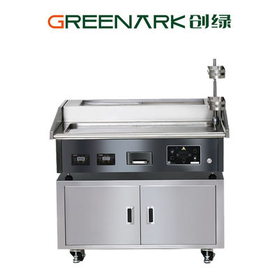 Bàn nướng Teppanyaki thương mại 896x390mm Vùng gia nhiệt 8.5kW