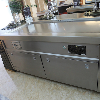 Bàn nướng Teppanyaki 20mm Thép trên cùng với chứng nhận CE ISO từ nhà máy Trung Quốc