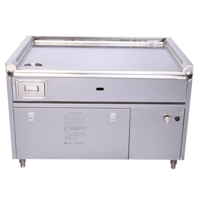 Commercial Teppanyaki Grill Table 1200mm-2400mm Stainless Steel 304