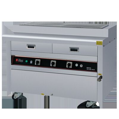 Lò nướng BBQ thương mại, lò nướng điện không khói với công suất 15KW, nhiệt độ cao 800°C và máy nướng bằng thép không gỉ đa năng