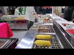 6.6kw thép không gỉ Electric Grill không khói cho nhà hàng