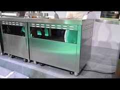 Nhà bếp thương mại Bàn nướng Teppanyaki di động đa chức năng với lò đôi